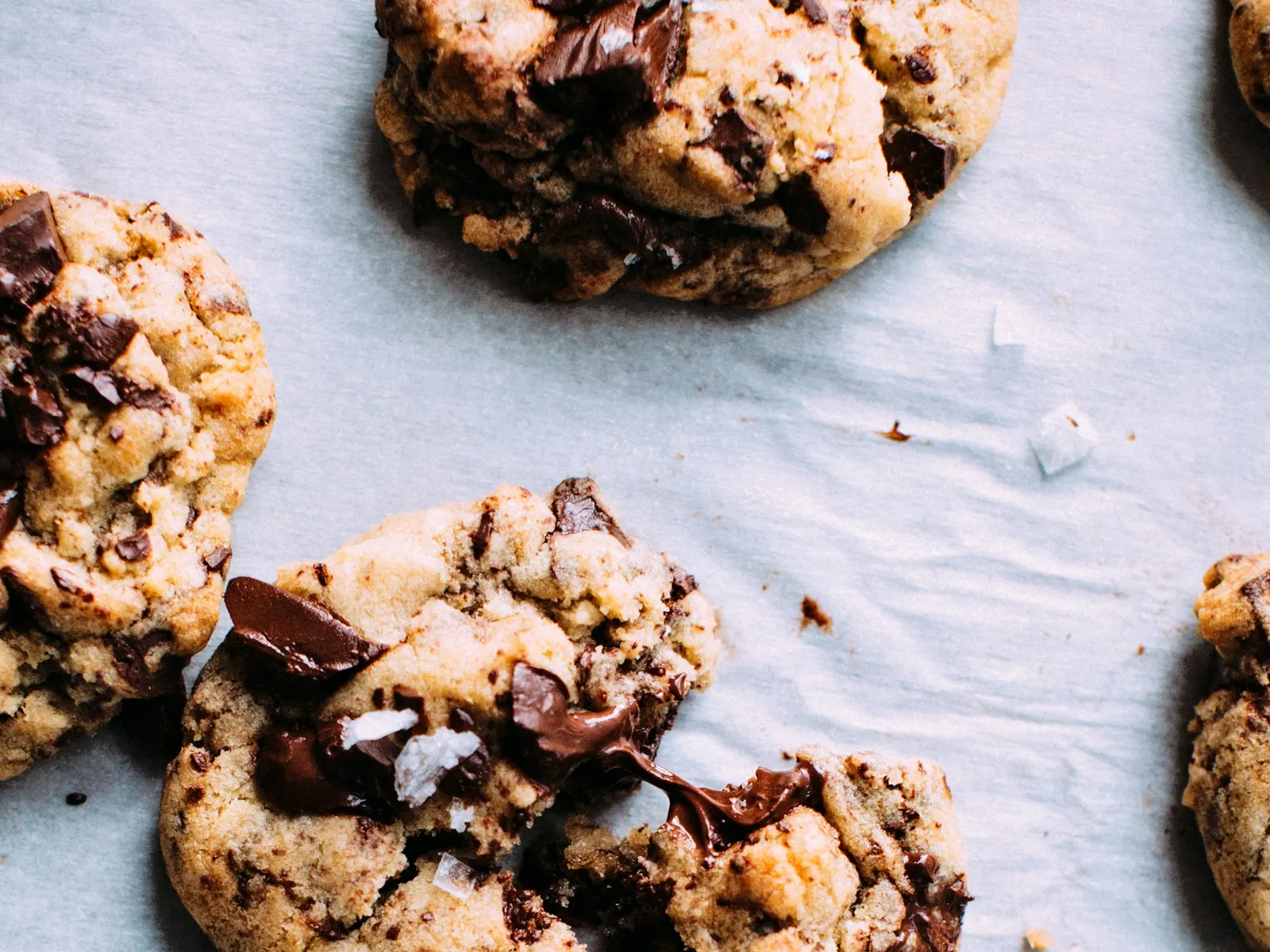 Chewy chocolate chip protein cookies